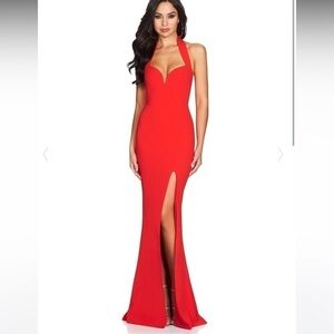 Nookie Madonna Gown in Cherry.